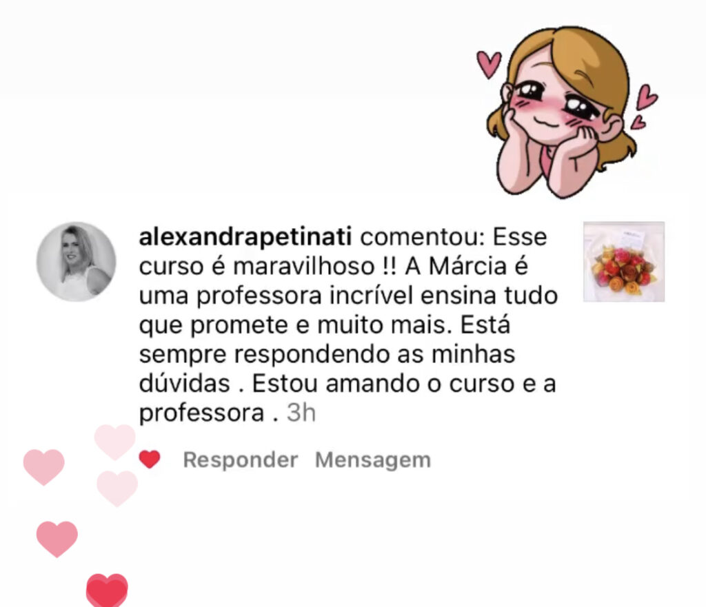 Depoimento de aluna